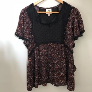 NWT Knox Rose Boho Tunic Sz S